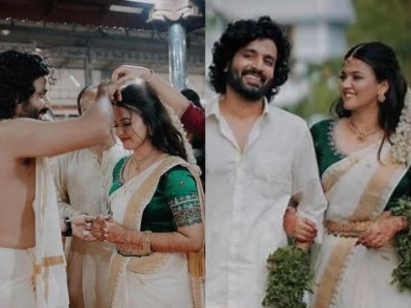 Deepak Parambol aparna das wedding