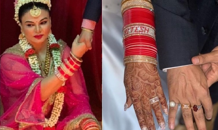 Rakhi Sawant's First Wedding Pics With Hubby Ritesh Which She Doesn't Want You To See