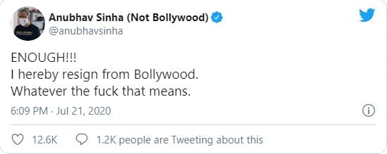 Anubhav Sinha resigns from Bollywood