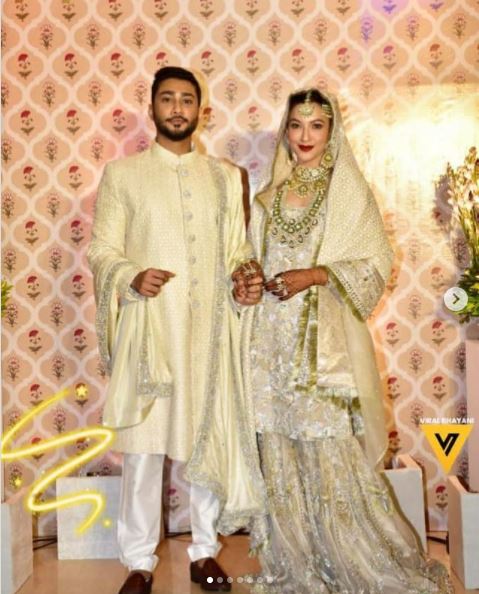 Gauahar Khan and Zaid Darbar wedding picture