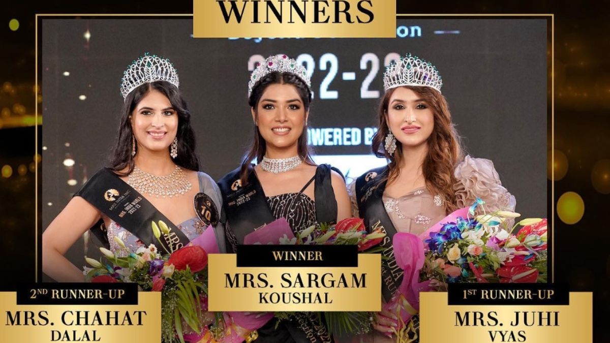 Mrs India World Sargam Koushal Wins Title Leaving 51 Beautiful Divas