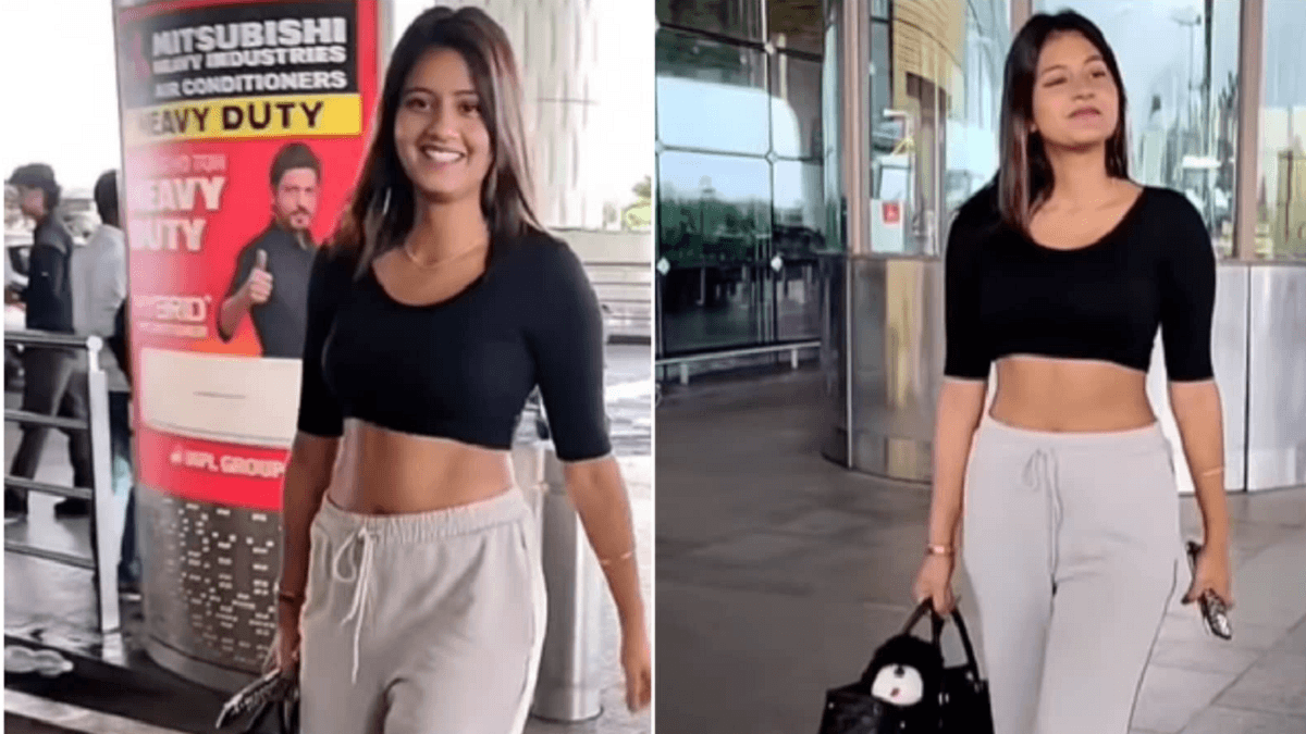 People Are Surprised With Anjali Arora's No Makeup Look At Airport