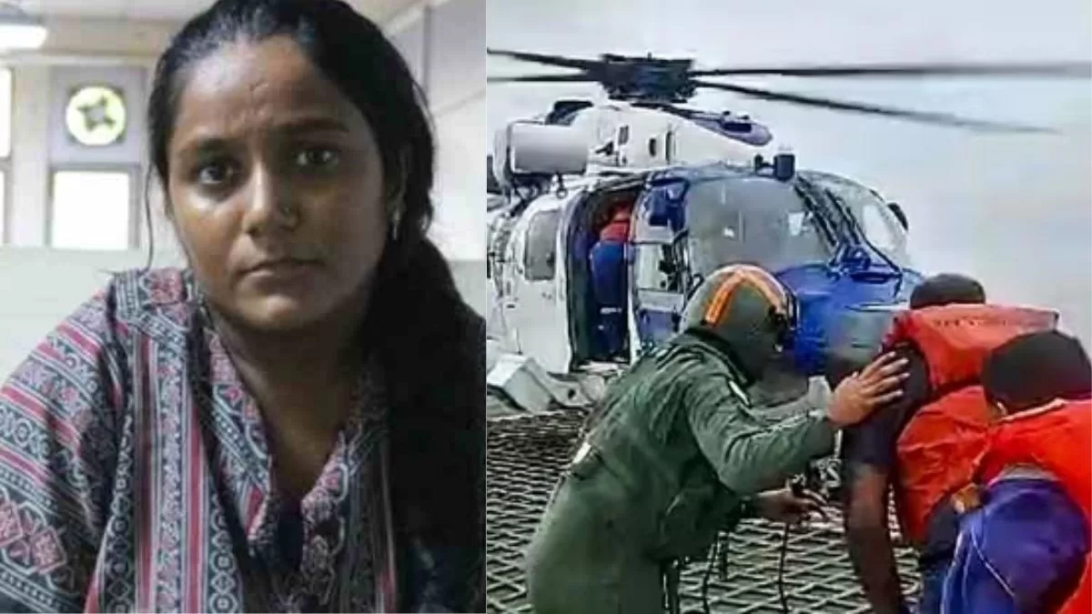 Whilst Gujarat Cyclone 'Biparjoy', Woman Delivers Baby After Her Rescue Operation!