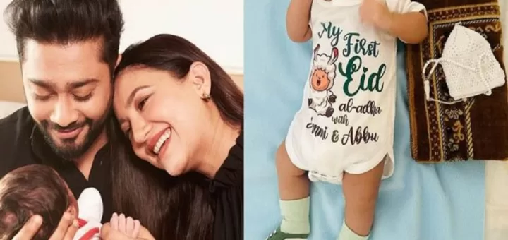 Gauahar Khan's Son Celebrates First Eid With Parents, Looks Cute In A Gifted Outfit!