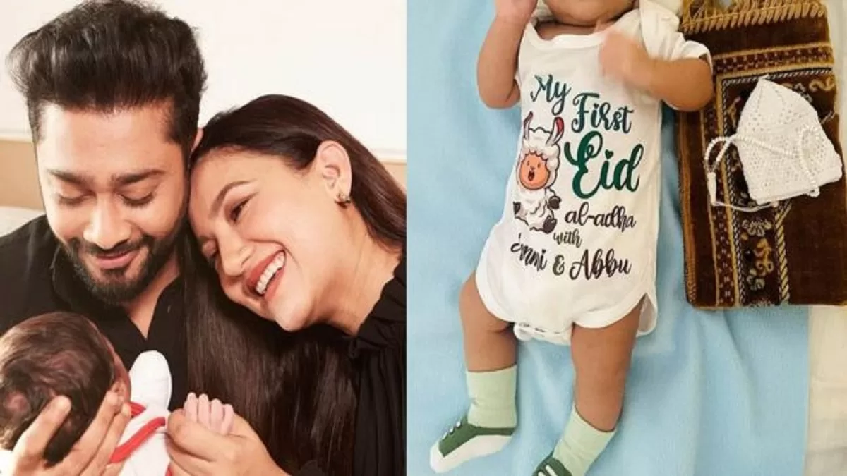 Gauahar Khan's Son Celebrates First Eid With Parents, Looks Cute In A Gifted Outfit!