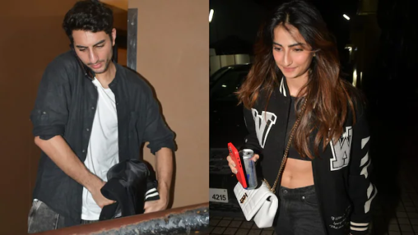 Ibrahim Ali Khan Spotted Carrying Rumored Gf Palak Tiwari S Jacket Post A Movie Date Checkout