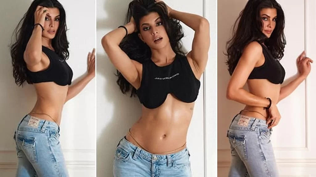 Jacqueline Fernandez Ignites Instagram In Her Mesmerizing Denim and Trendy Crop Top Look!