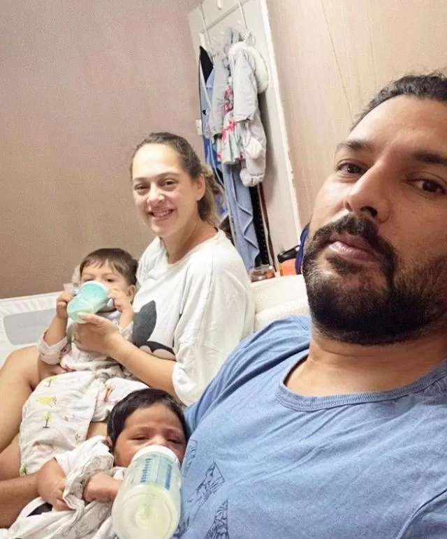 Here's How Yuvraj Singh's Son Celebrated His First-Ever Rakhi With Newborn Sister, Aura!
