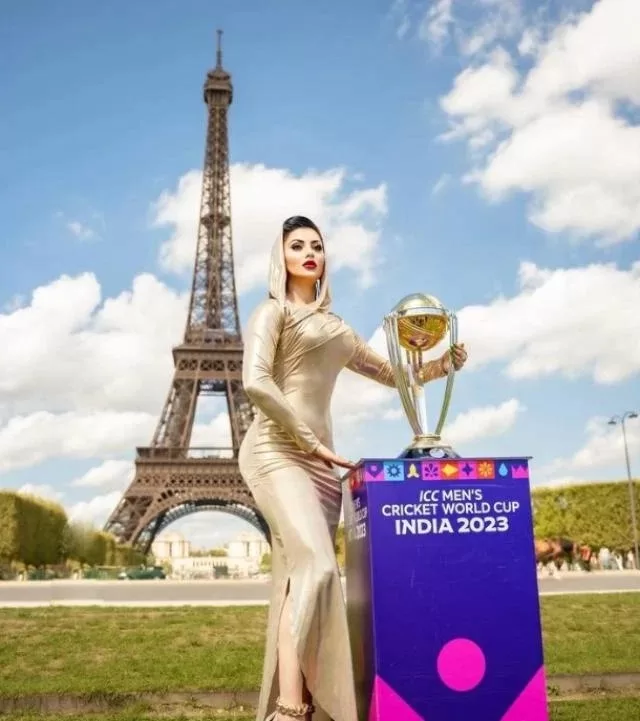 Urvashi Rautela Declares Herself The First Actor To Launch ICC Cricket World Cup Trophy 2023; Users React!