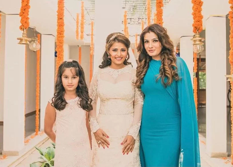 'Sindoor Was Put In Church'; Raveena Tandon On Breaking Taboo At Her Child, Chhaya's Interfaith Marriage!