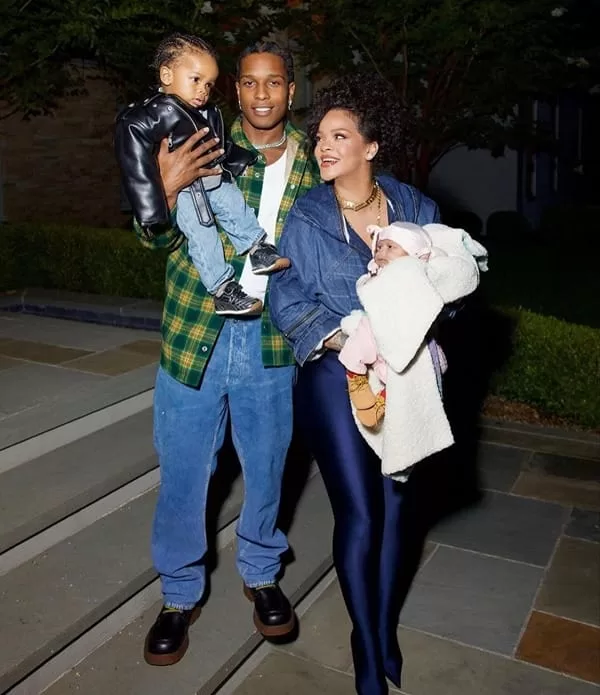 Rihanna, A$AP Rocky Share Adorable Pics Of Their Newborn Son Riot Rose ...