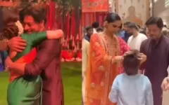 Ambani's Ganpati Puja: Shah Rukh And Nita Ambani's Hug, Deepika Padukone Fixing AbRam's Hair Steal The Spotlight!