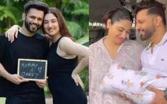Rahul Vaidya-Disha Parmar Make First Public Appearance With Their Baby Girl; He Reveals His B'day Gift!