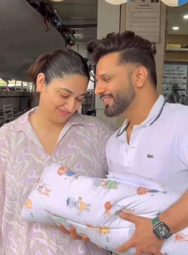 Rahul Vaidya-Disha Parmar Make First Public Appearance With Their Baby Girl; He Reveals His B'day Gift!