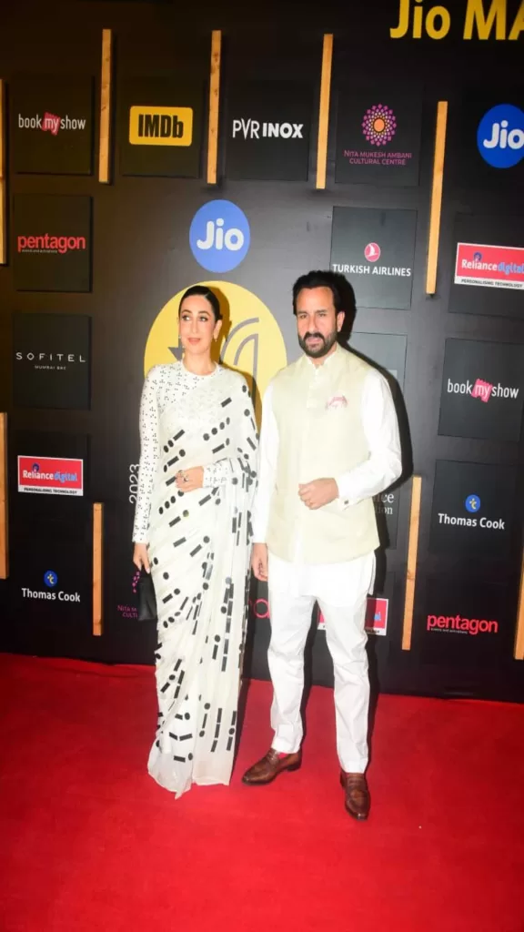 Saif Ali Khan Twins With 'Saali Sahiba' Karisma At MAMI Film Festival; User Says 'Nice Jeeja-Saali Jodi'