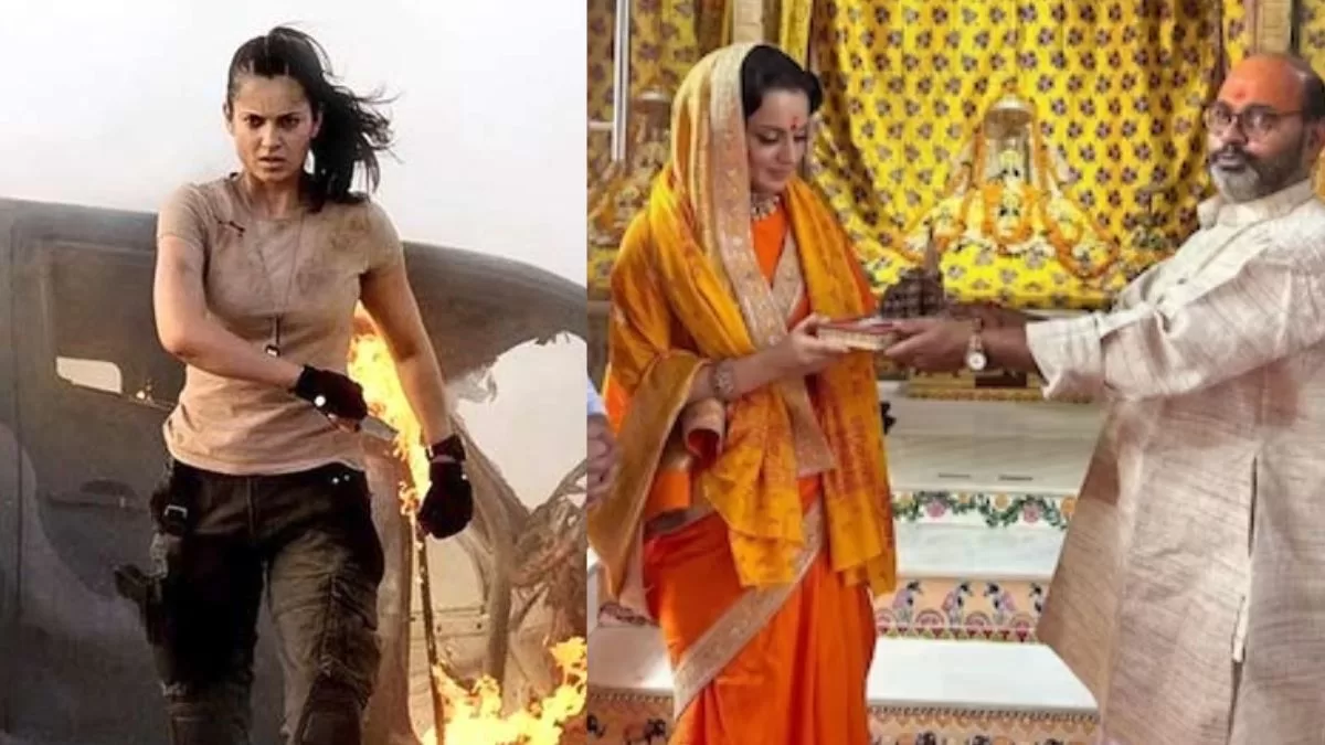 Ahead Of 'Tejas' Release, Kangana Ranaut Visits Ayodhya's Ram 'Mandir' To Seek Blessings; Shares Film's New Promo!