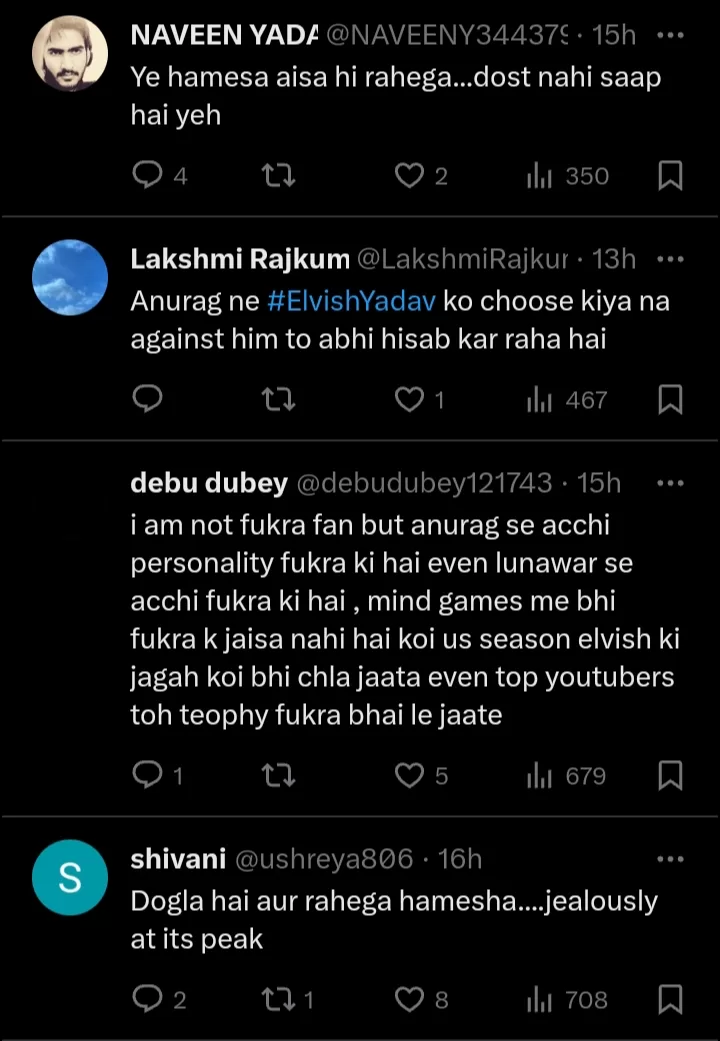 Tweets on Abhishek Malhan's latest video