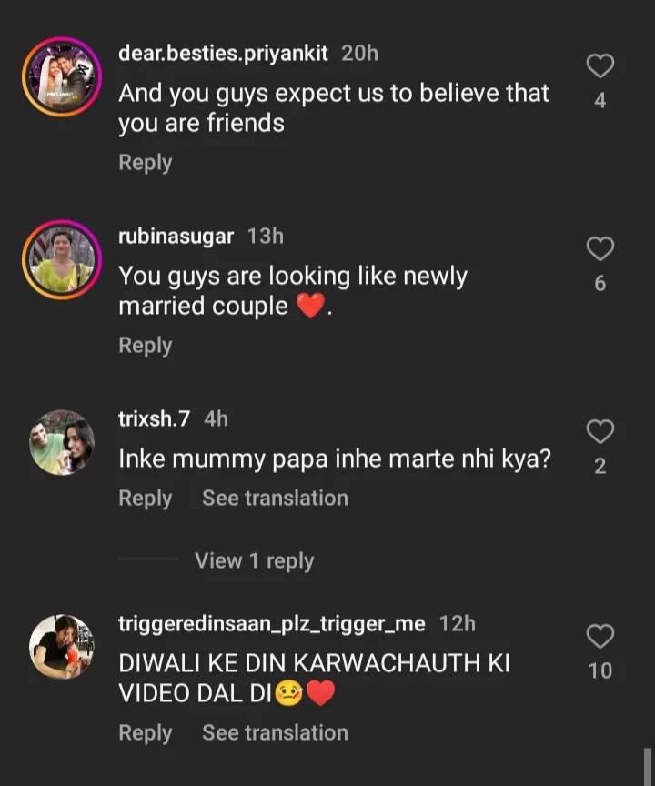 Fans Praised Priyankit's chemistry 