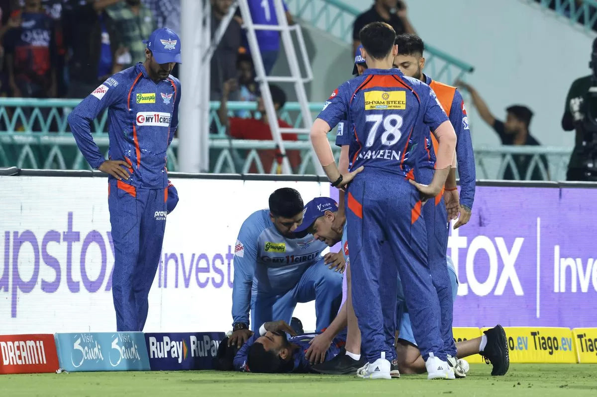 KL Rahul Thigh Injury During IPL