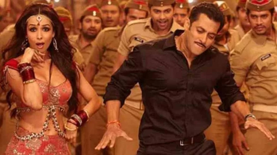 Salman Khan and Malika Arora in Munni Badnam Hui Song