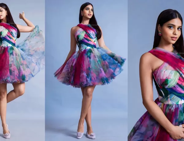 Suhana Khan Radiates Youthful Elegance in Floral Mini Dress – A Fashion Triumph by Gauri and Nainika!