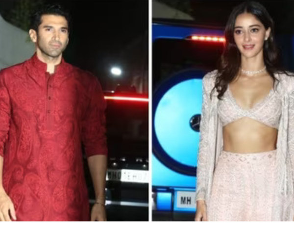 Ananya Pandey and Aditya Roy Kapur Radiate Glamour at Sara Ali Khan’s Star-Studded Diwali Celebration