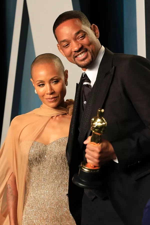 Jada Pinkett Smith and Will Smith at Oscars 2022 