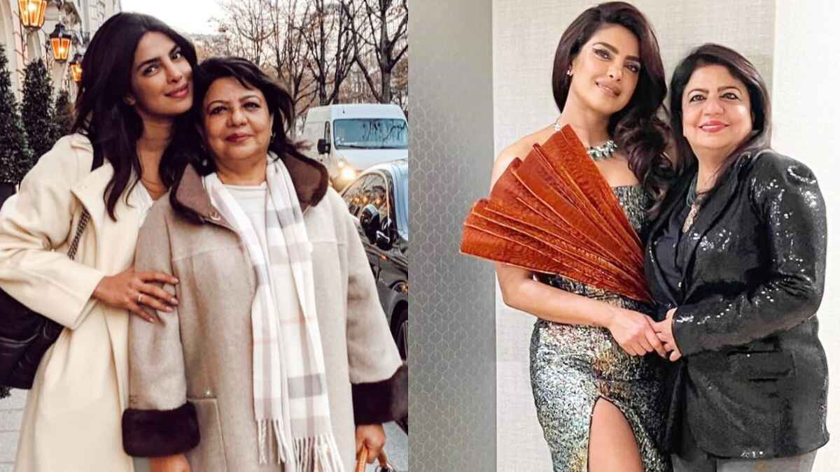 Priyanka Chopra with Madhu Chopra