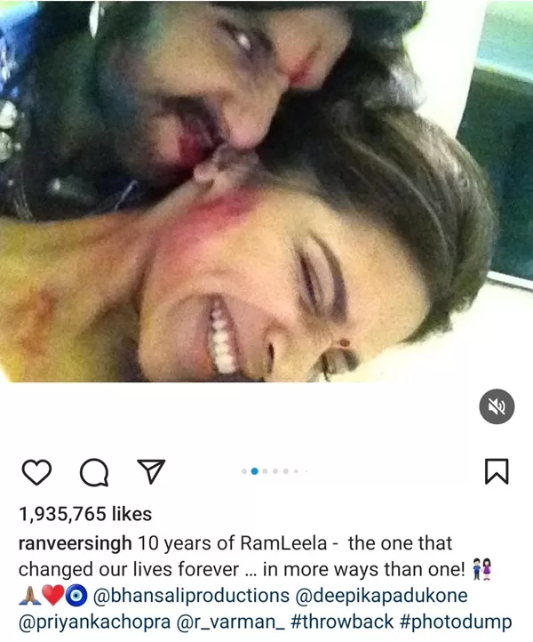 Ranveer Dumps Adorable BTS Pics from RamLeela Shoot