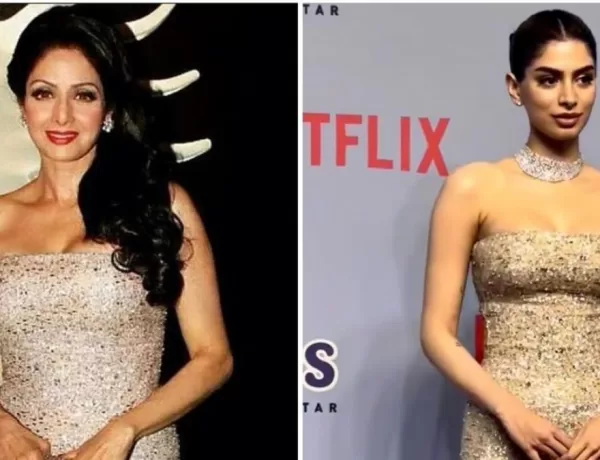 Khushi Kapoor Shines in Mom Sridevi's Golden Gown at 'The Archies' Premiere: A Heartfelt Tribute Unveiled!