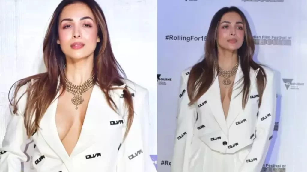 Boss Babe Alert: Malaika Arora Stuns in a Cropped Blazer at Melbourne Indian Film Festival