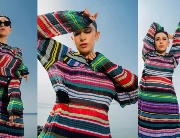 Karisma Kapoor Stuns in Colorful And Vibrant AFEW Rahul Mishra Ensemble: A Fashion Marvel Unveiled!
