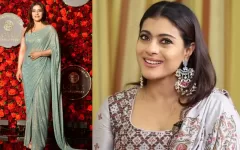 Kajol Slays in Mint Green Sequined Saree, Steals the Spotlight at Anand Pandit's 60th Birthday Bash - Bollywood Royalty in Full Glam Mode!