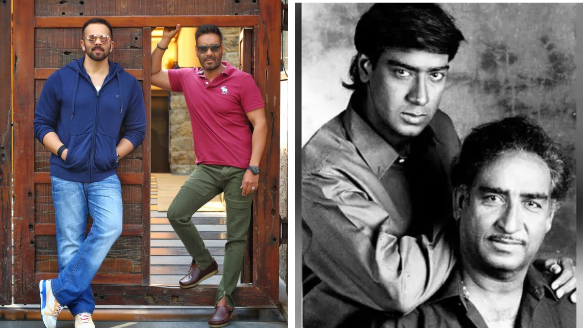 ajay devgan, rohit shetty and veeru devgan