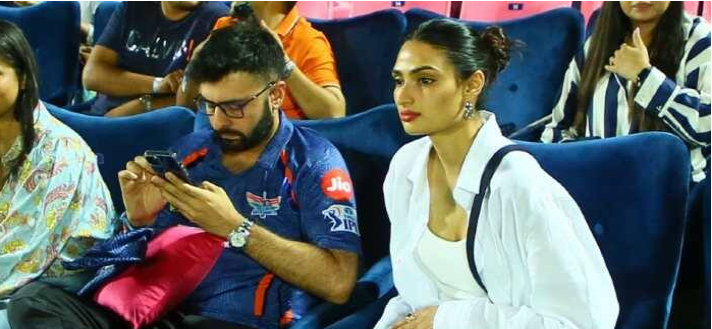 Athiya shetty at an IPL match in Jaipur, supporting KL Rahul