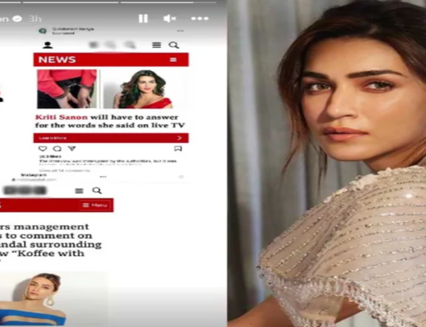 Kriti Sanon Punctures Reports That Claim She Promoted Trading Platforms On KWK8; Takes Legal Action