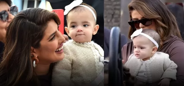 Priyanka with her daughter Malti Marie