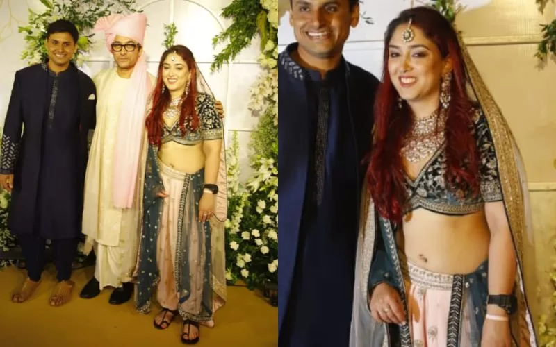 Ira Khan's Wedding Slay: Breakin' Tradition with a Killer Combo of 'Dhoti Pants' and 'Kohlapuri Chappals'!