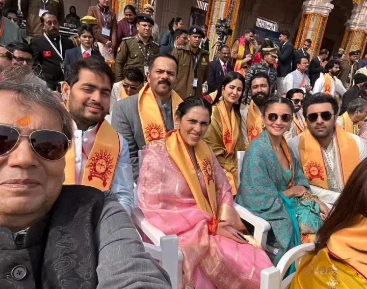 Celebrities at Ayodhya Ram Mandir 