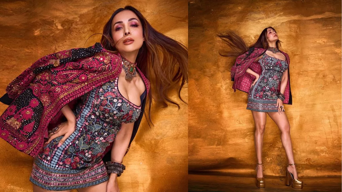 Malaika Arora As A Fashion Boss in Anita Dongre's Dope Fusion Fit Killing It in Style with a Jacket Twist