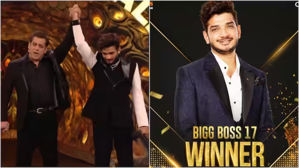 Munawar faruqui wins Bigg Boss 17 Trophy