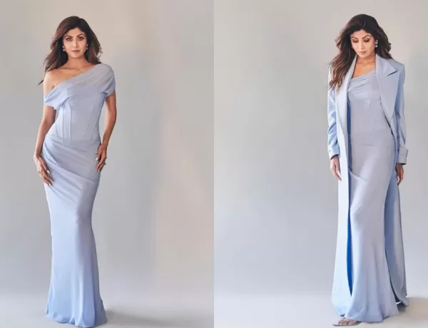 Shilpa Shetty Stuns in Mesmerizing Blue Gown: A Fashion Breakdown from Outfit to Accessories