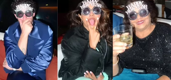 Priyanka Chopra and Nick Jonas Ring in 2024 with Star-Studded New Year's Bash in Cabo, Mexico, "Happy New Year" Glasses On!