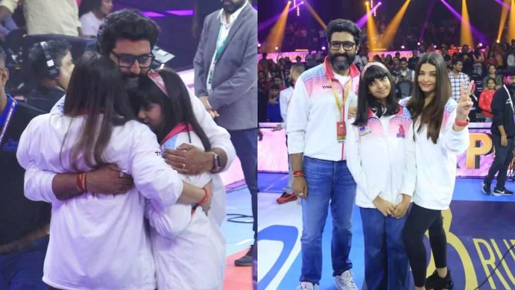 Bollywood Power Couple Abhishek Bachchan and Aishwarya Rai Bachchan Celebrate Jaipur Pink Panthers' Victory Amidst Revelations of Past Financial Struggles