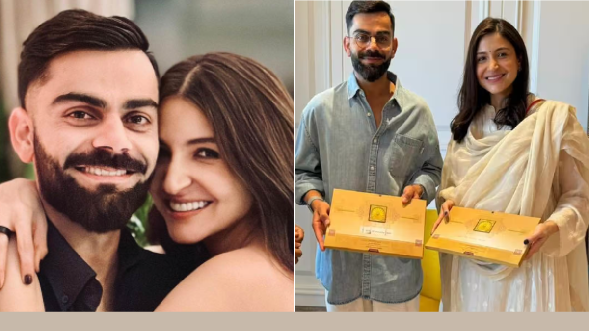 Anushka sharma hides her baby bump while accepting Ram Mandir pran prathista invite