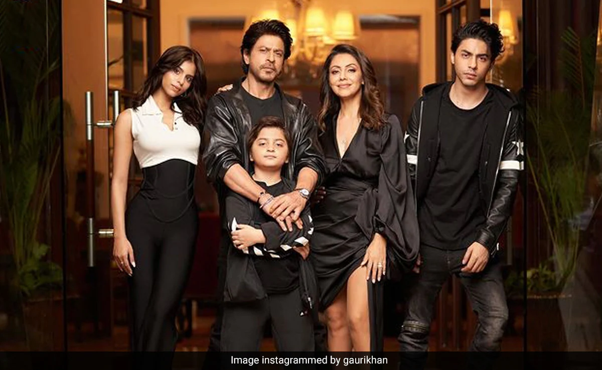 Shah Rukh Khan with Family