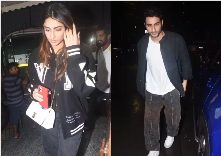 Ibrahim Ali Khan and Palak Tiwari spotted togeather at new year's eve