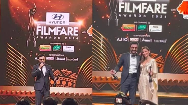 Ranbir kapoor wins best actor award for Animal