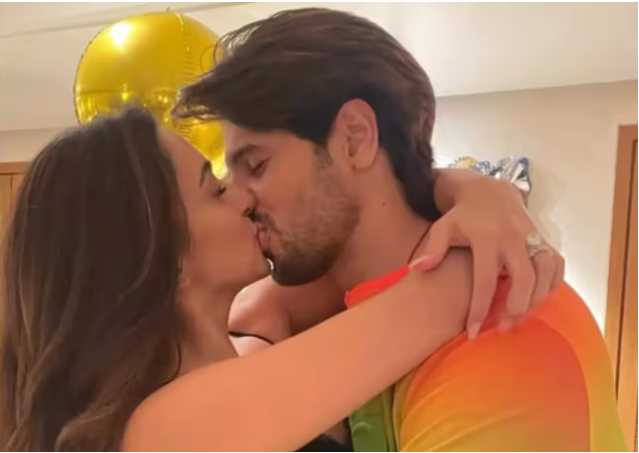 Kiara advani gives a passionate birthday kiss to siddharth malhotra