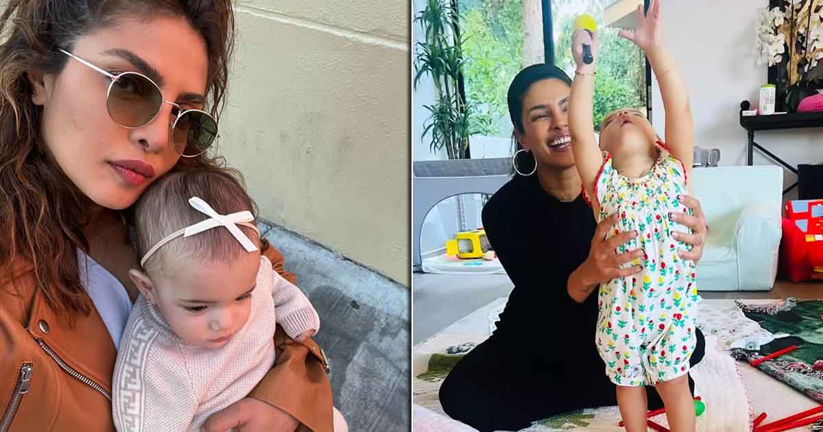 Priyanka bonding with her daughter Malti Marie Jonas